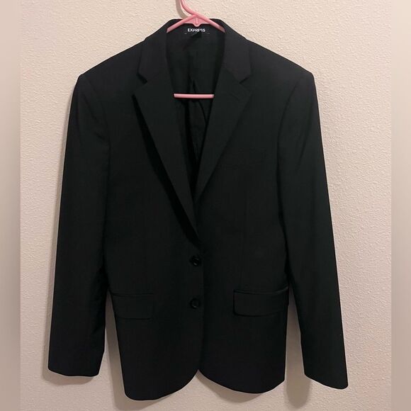 Express Slim Fit Black Suits - Conscious Edit